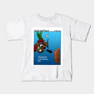 Lynch and Flynch - the evolution of the common fish Kids T-Shirt